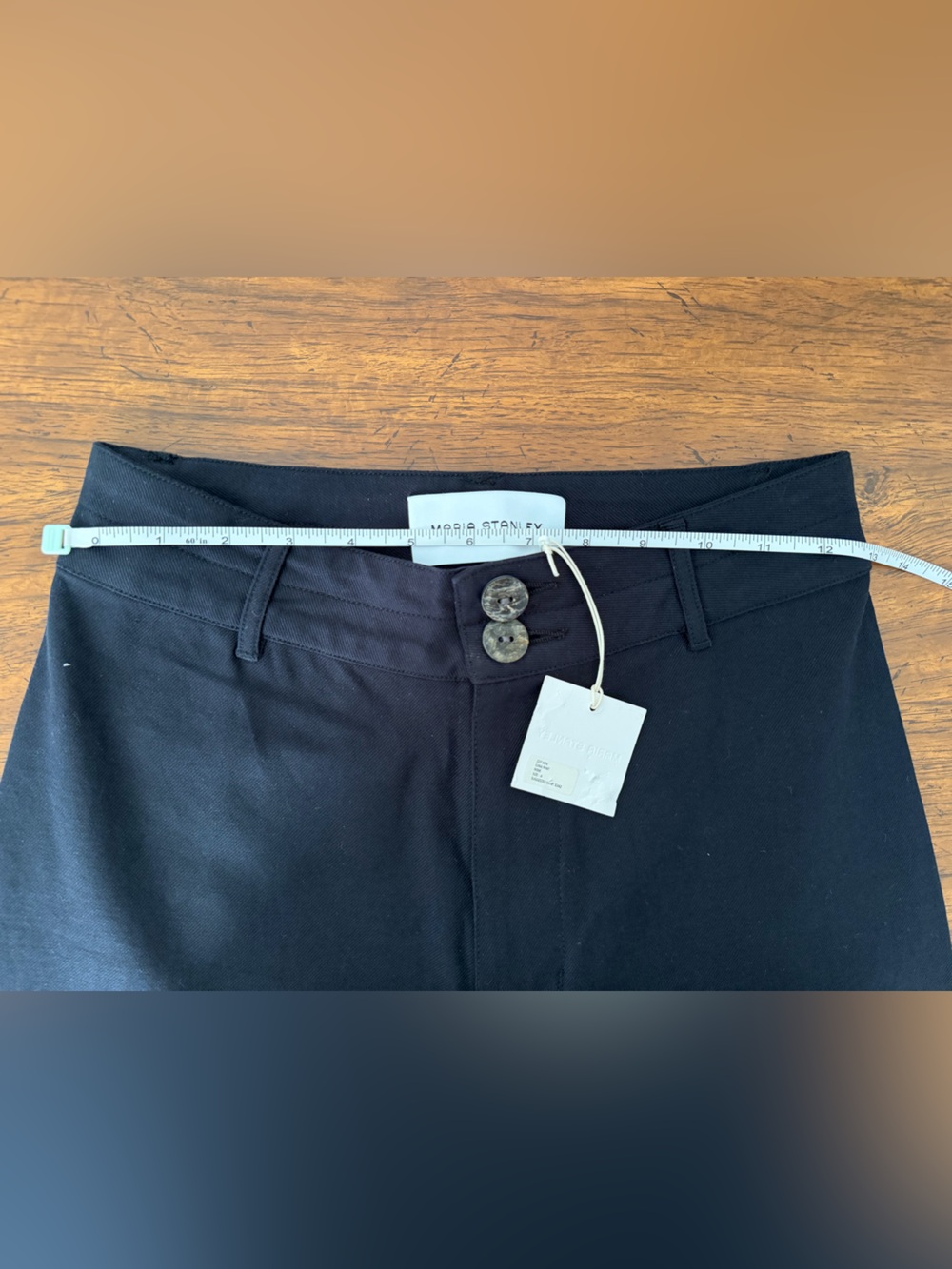 Nwt Maria Stanley Luna Pant 2.0 | Noir |Organic Size 4 Black — image 7 of 8